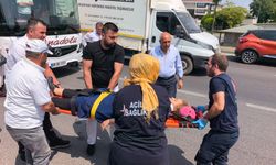 Yolcu otobüsünün çarptığı kadın ağır yaralandı