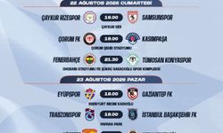 Trendyol Süper Lig'de 2-3. hafta programları açıklandı