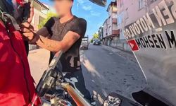 "Seni gebertirim" dedi, motokuryeye saldırdı