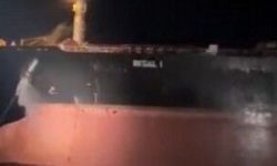 Gelibolu açıklarında sürüklenen 269 metrelik tanker kurtarıldı