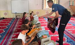 Emniyet Mensuplarından Yaz Kur'an Kursu Öğrencilerine Anlamlı Ziyaret
