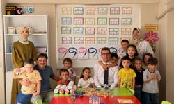 Kaymakam Kaptanoğlu’ndan 4-6 Yaş Kur’an Kursu’na Ziyaret