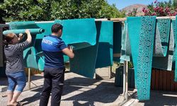 Kuzulimanı İskelesi'ndeki mescitte temizlik çalışması
