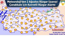 Meteoroloji'den 2 Ağustos Rüzgar Uyarısı! Çanakkale İçin Kuvvetli Rüzgar Alarmı