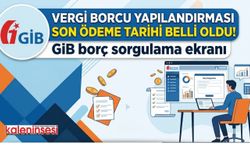 Vergi borcu yapılandırması son ödeme tarihi belli oldu! GİB borç sorgulama ekranı
