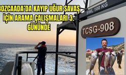 Bozcaada’da kayıp Uğur Savaş için arama çalışmaları 3. gününde