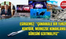 Esirgemez: “Çanakkale Bir Turizm Kentidir, Merkezde Konaklama Süresini Uzatmalıyız”