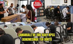 Çanakkale’de 300 Aday KPSS Denemesinde Ter Döktü