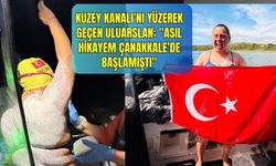 Çanakkaleli Melisa Uluarslan’dan tarihi başarı: Kuzey Kanalı’nı yüzerek geçti