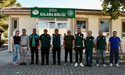 Biga Sulama Birliği'nde sulama projeleri değerlendirildi