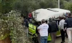 Gökçeada'da minibüs devrildi: 1 ölü, 2 yaralı