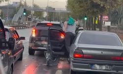 Köpeğin vatandaşı ayağından ısırıp sürüklediği anlar