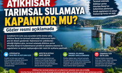 Atikhisar tarımsal sulamaya kapanıyor mu? Gözler resmi açıklamada