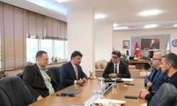 ÇOMÜ'de iş birliği görüşmesi!