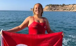 ÇOMÜ’lü Ece Demir, Catalina Channel’ı 16 saat 43 dakikada geçti