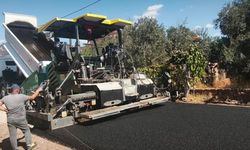 Kayalar Köyü’nde 3 kilometrelik sıcak asfalt çalışması başladı