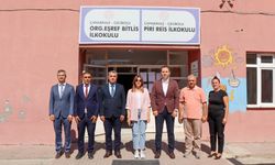 Mine Hayta, Gelibolu’daki okulların hazırlıklarını yerinde inceledi