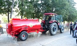 Su tankerleri muhtara teslim edildi