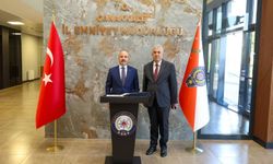 Bülent Turan’dan Çanakkale İl Emniyet Müdürlüğü'ne ziyaret