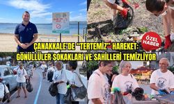 Çanakkale’de “Tertemiz” Hareket: Gönüllüler Sokakları ve Sahilleri Temizliyor