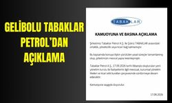 Tabaklar Petrol’den kamuoyuna açıklama