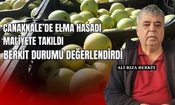 Çanakkale’de elma hasadı maliyete takıldı Berkit durumu değerlendirdi