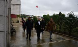 Biga’da yoğun yağıştan etkilenen öğrenci yurdunda inceleme