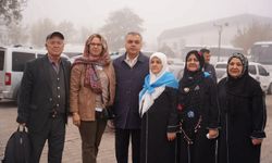Çan’da umre kafilesi dualarla uğurlandı