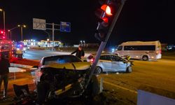 Hastane Kavşağı’nda trafik kazası: 3 yaralı