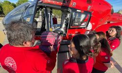 Çanakkale'de helikopter ambulans hayat kurtarıyor!
