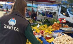 Bozcaada'da pazar denetimi