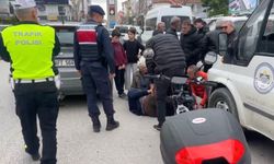 Otomobilin çarptığı yaya yaralandı