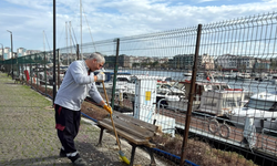 Çanakkale Marina’da Detaylı Temizlik Çalışması