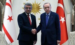 Cumhurbaşkanı Erdoğan, KKTC Cumhurbaşkanı Erhürman ile görüştü