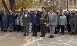 Gökçeada’da Cumhuriyet Bayramı için çelenk sunma töreni düzenlendi