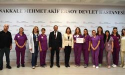 Devlet Hastanesi’nde başarı ödüllendirildi!