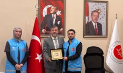 Gençlerden İl Müftüsü Topçu’ya ziyaret