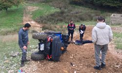 ATV devrildi: 2 yaralı