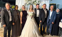 Lapseki'de Sedef ve Erdem çiftinin mutlu günü!