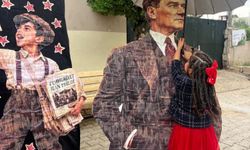 Yağmura rağmen Atatürk’ü yalnız bırakmadı