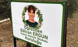 Öğretmen Gülcan Ergun’un adı öğrencileriyle diktiği ağaçlarda yaşayacak