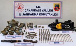 Ezine’de tarihi eser operasyonu; Çok sayıda tarihi eser ele geçirildi!