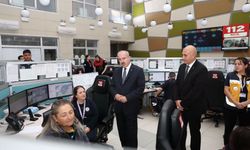 Vali Toraman 112 Acil Çağrı Merkezi’nde!