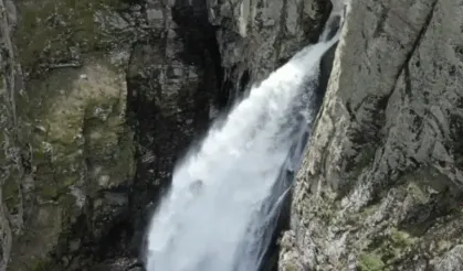 Sarı Gelin Şelalesi görenleri hayran bırakıyor