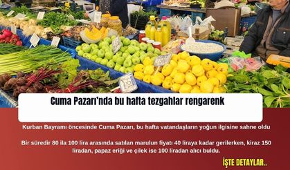 Bayram Öncesi Cuma Pazarı’nda Yoğunluk