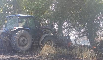 Çan’da tarla yangınında 2 ekili alan kül oldu