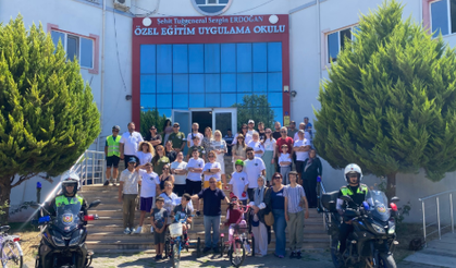 “Rüzgârı Hisseden Özel Çocuklar” Bisiklet Turu Gerçekleştirildi