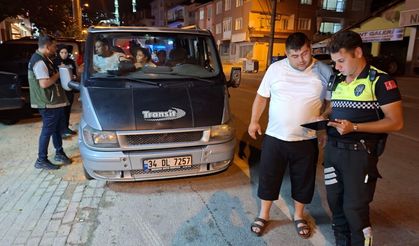 Bursa polisinden ‘Huzur’ uygulaması: 1 kişi yakalandı, 24 sürücüye ceza yazıldı