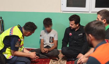 Kayıp olarak aranan 12 yaşındaki çocuk sağ bulundu