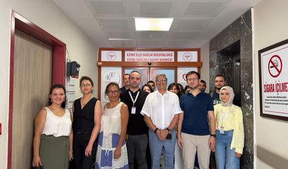 Ezine’de Sağlıkta Güç Birliği: Devlet Hastanesi Uzmanlarından Sağlıklı Hayat Merkezine Ziyaret